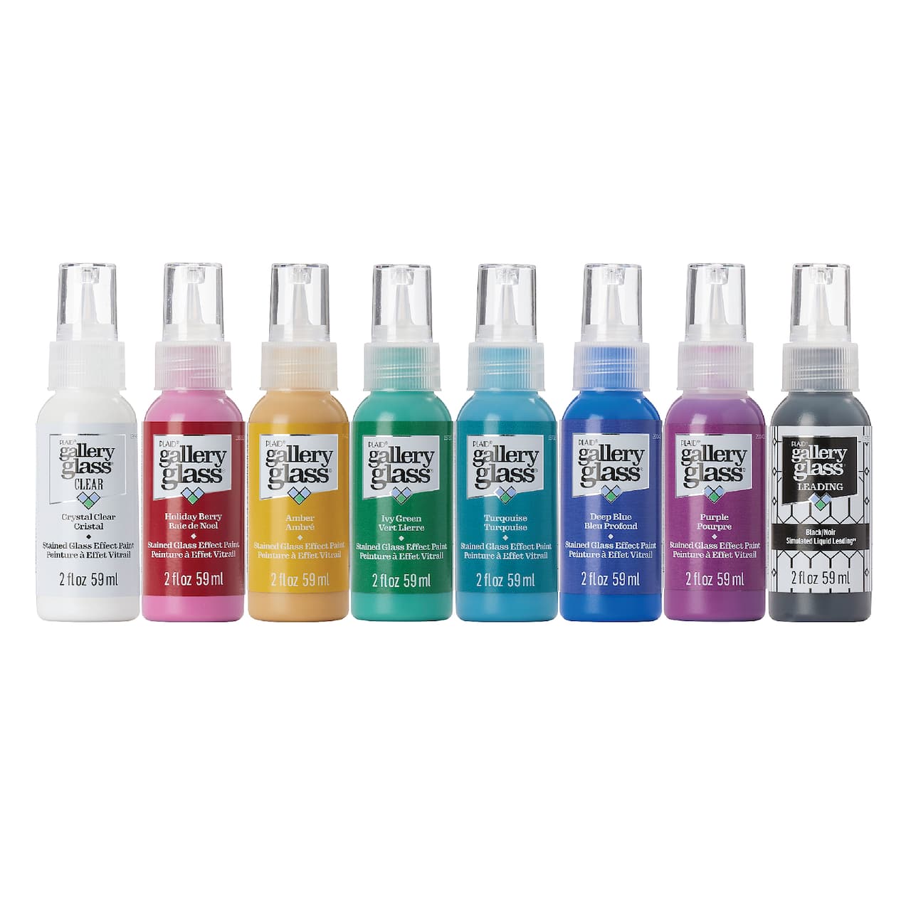 Plaid® Gallery Glass® Jewel Tones Stained Glass Painting Kit